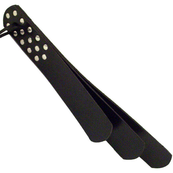 Rouge Garments Three Flap Paddle Black - XToys UK