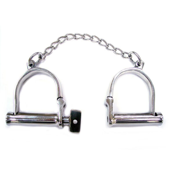 Rouge Stainless Steel Wrist Shackles - XToys UK