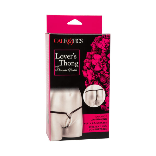 Lovers Thong With Pleasure Pearls - XToys UK