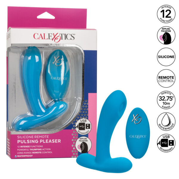 Remote Controlled Pulsing Pleaser Vibrator - XToys UK