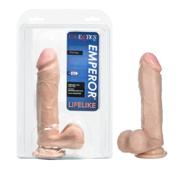 Emperor 7 Inch Life Like Dildo Ivory - XToys UK