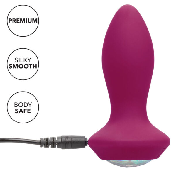 Power Gem Butt Plug Vibrating Crystal Probe PETITE - XToys UK