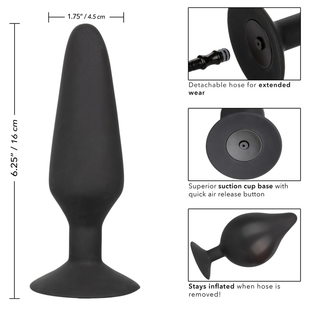 XL Silicone Inflatable Butt Plug - XToys UK