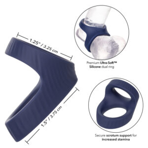 Viceroy Dual Silicone Cock Ring - XToys UK