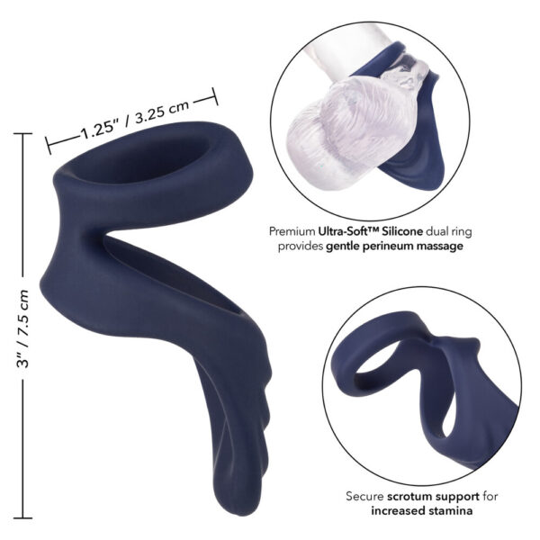 Viceroy Perineum Dual Silicone Cock Ring - XToys UK