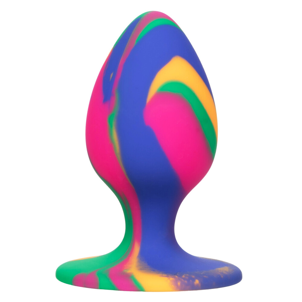 Cheeky Medium Tie Dye Butt Plug - XToys UK