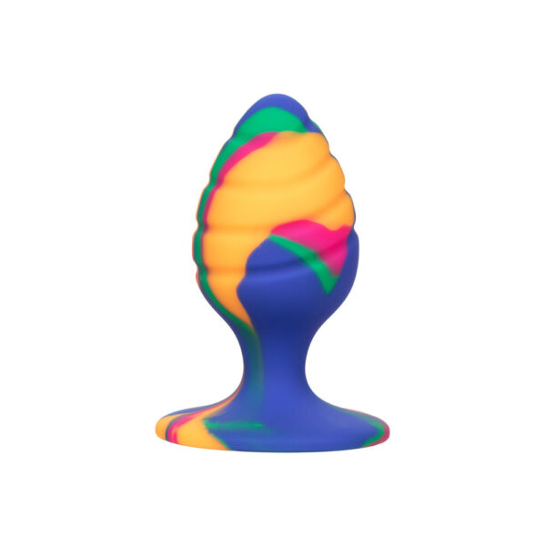 Cheeky Medium Swirl Tie Dye Butt Plug - XToys UK