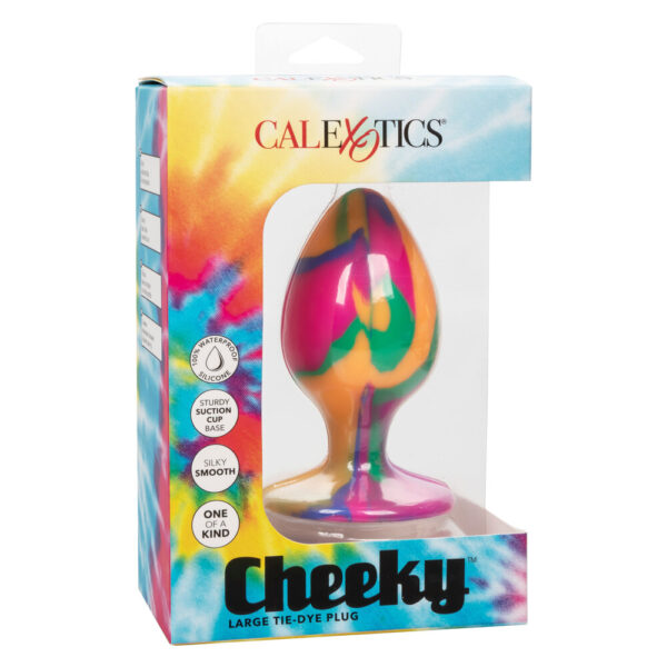 Cheeky Large Tie Dye Butt Plug - XToys UK