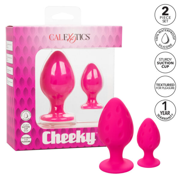 Cheeky Butt Plug Duo Pink - XToys UK