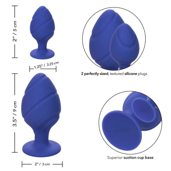 Cheeky Butt Plug Duo Purple - XToys UK