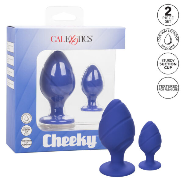 Cheeky Butt Plug Duo Purple - XToys UK