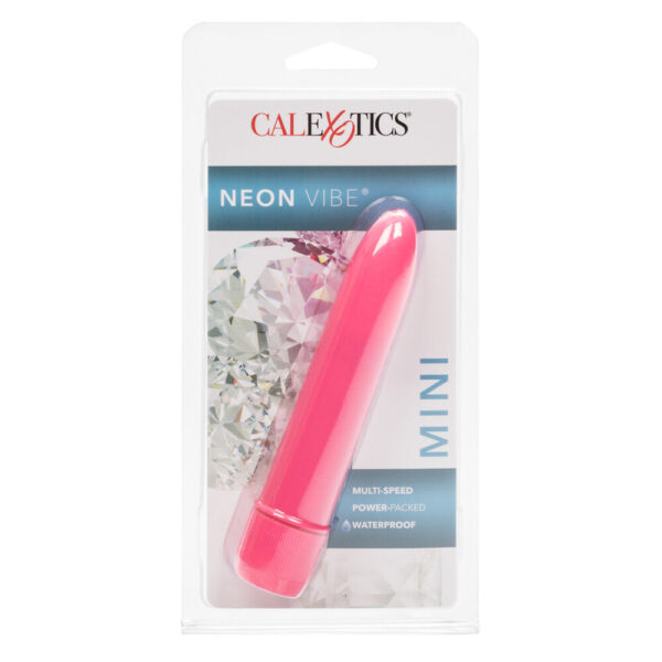 Neon Pink Multi Speed Mini Vibrator - XToys UK