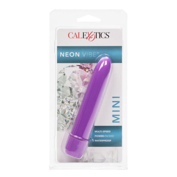 Neon Purple Mini Multi Speed Vibrator - XToys UK