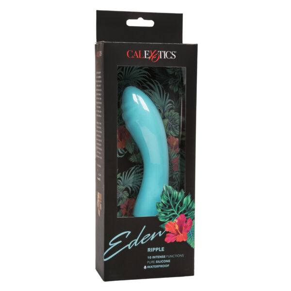 Eden Ripple Silicone GSpot Vibrator Waterproof 6 inch - XToys UK