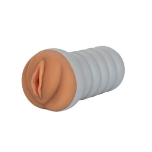 Gripper Ribbed Tight Pussy Brown Masturbator - XToys UK