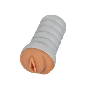 Gripper Ribbed Tight Pussy Brown Masturbator - XToys UK