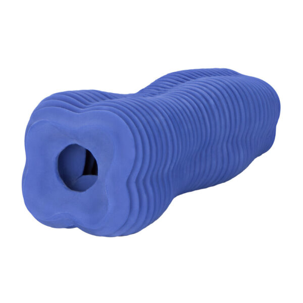 Apollo Stroker Closed End Textured Masturbator Blue - XToys UK