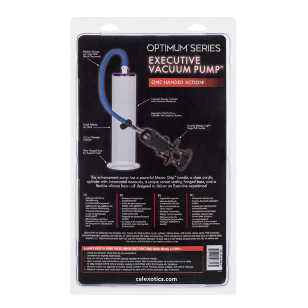 Advanced Executive Clear Vacuum Pump - XToys UK