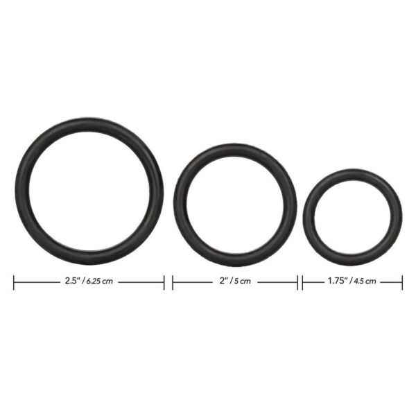 3 Piece Rubber Ring Set - XToys UK