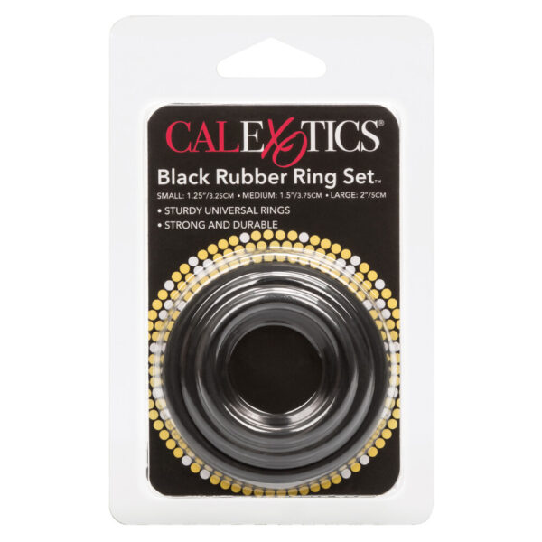 3 Piece Rubber Ring Set - XToys UK