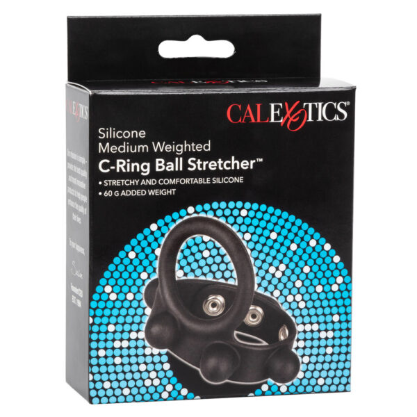 Medium Weighted Penis Ring and Ball Stretcher - XToys UK