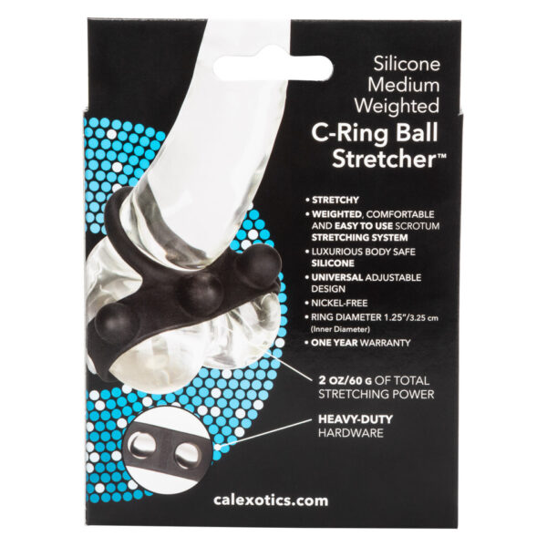 Medium Weighted Penis Ring and Ball Stretcher - XToys UK