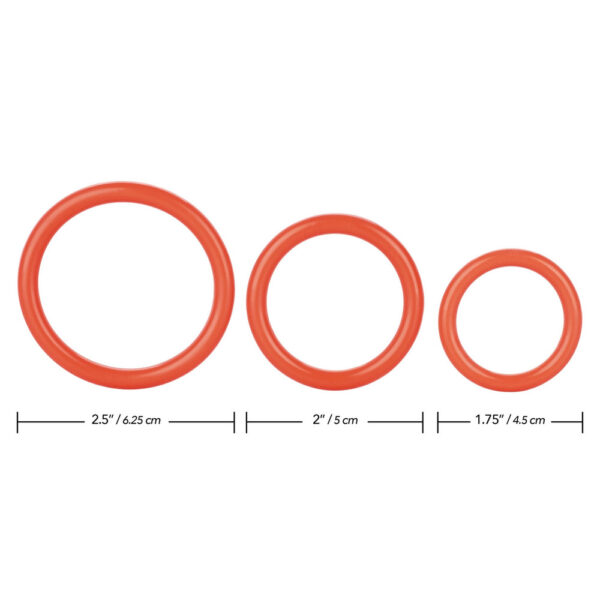 TriRings Set Of Three Cock Rings - XToys UK