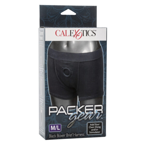 Packer Gear Boxer Harness Black Medium to Large - XToys UK