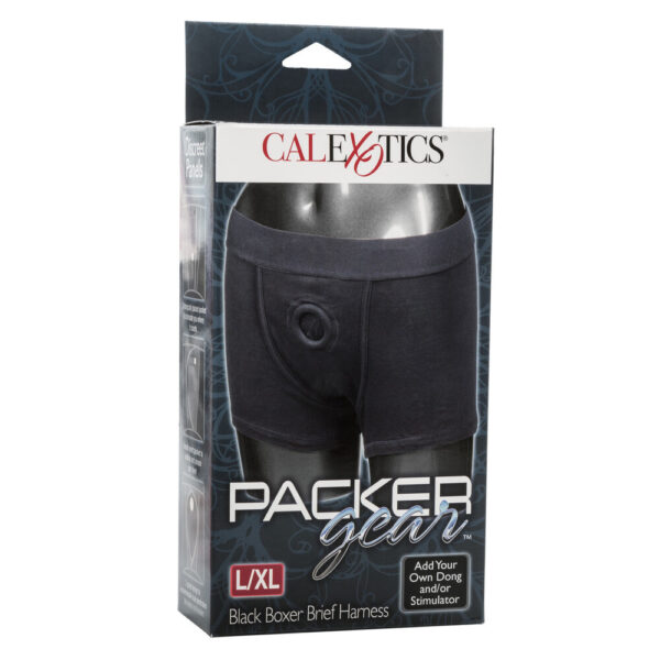 Packer Gear Boxer Harness Black Large to Xtra Large - XToys UK