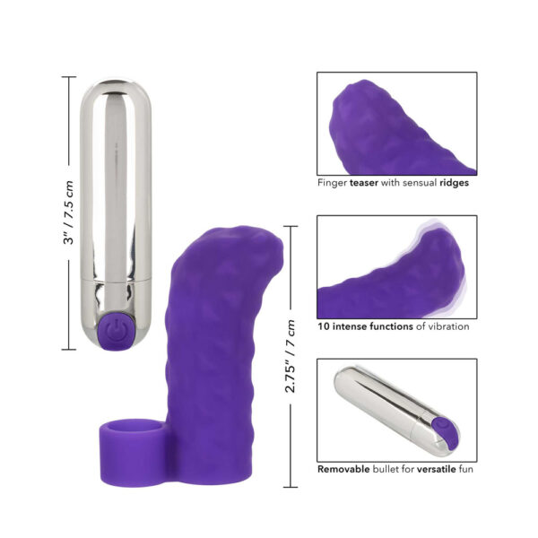 Intimate Play Purple Rechargeable Finger Teaser - XToys UK