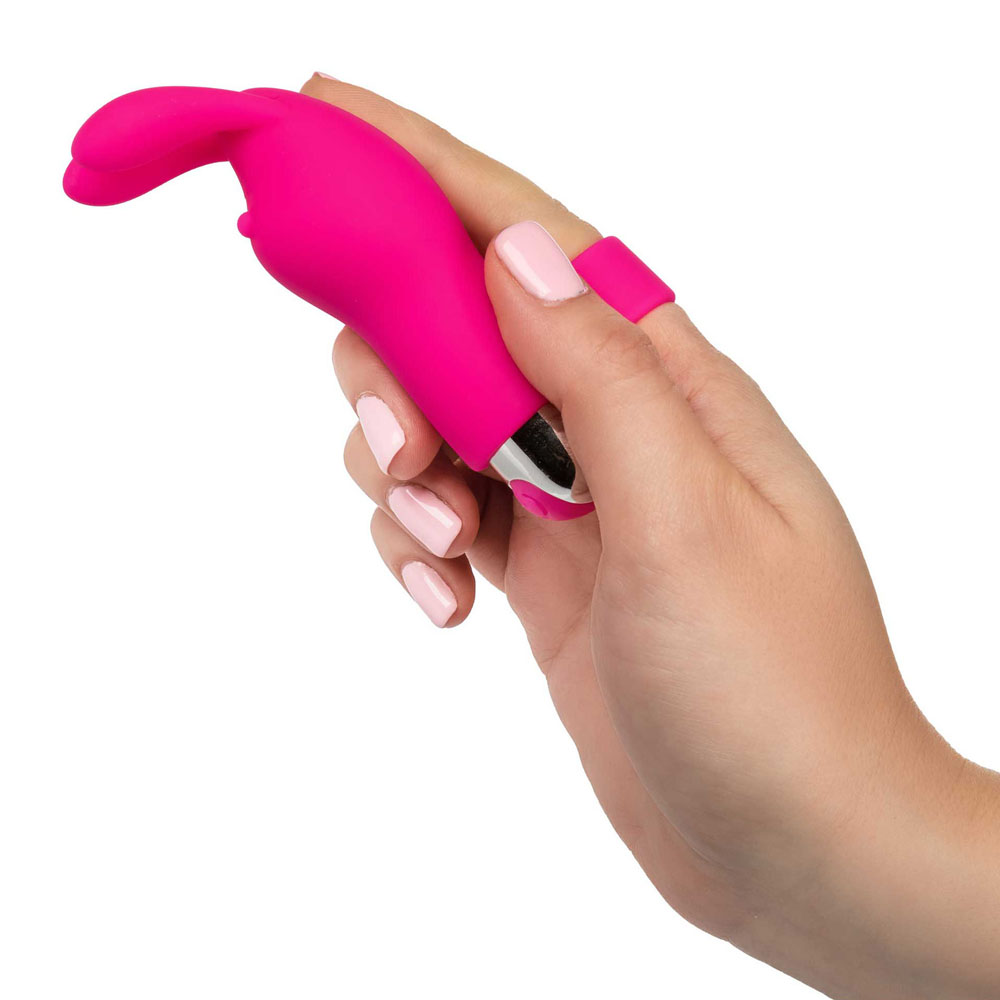 Intimate Play Pink Rechargeable Bunny Finger Vibrator - XToys UK