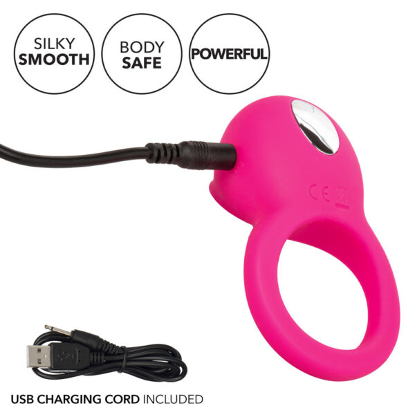 Rechargeable Teasing Tongue Enhancer Cock Ring - XToys UK