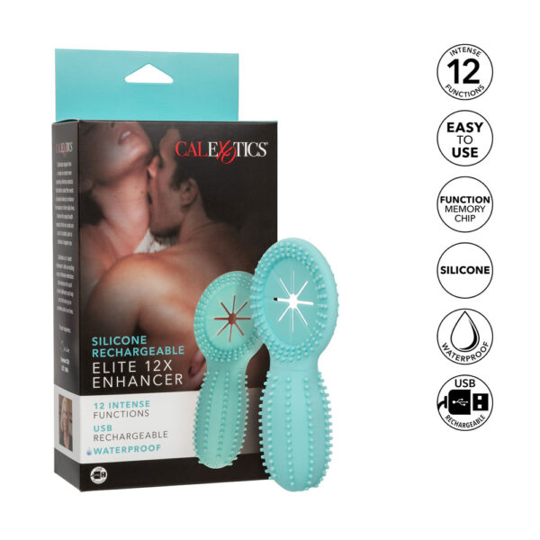 Elite 12X Enhancer Rechargeable Cock Ring - XToys UK