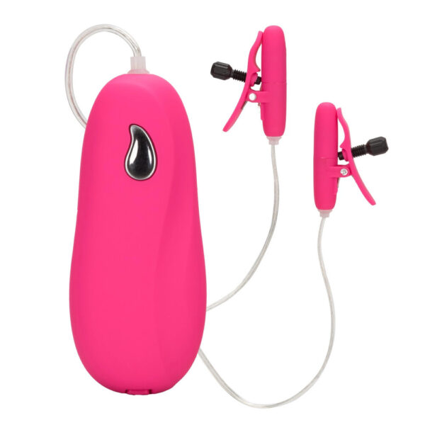 Heated Vibrating Nipple Teasers Pink - XToys UK