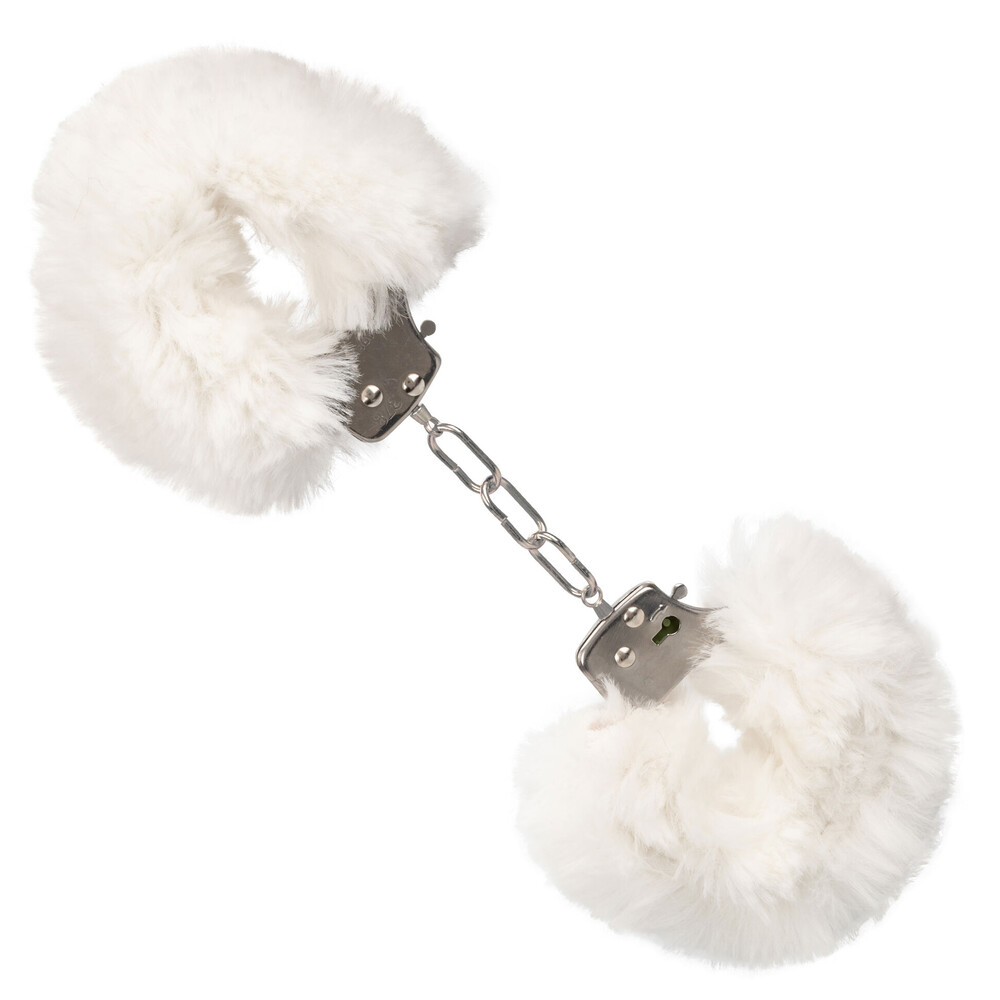 Ultra Fluffy Furry Cuffs White - XToys UK