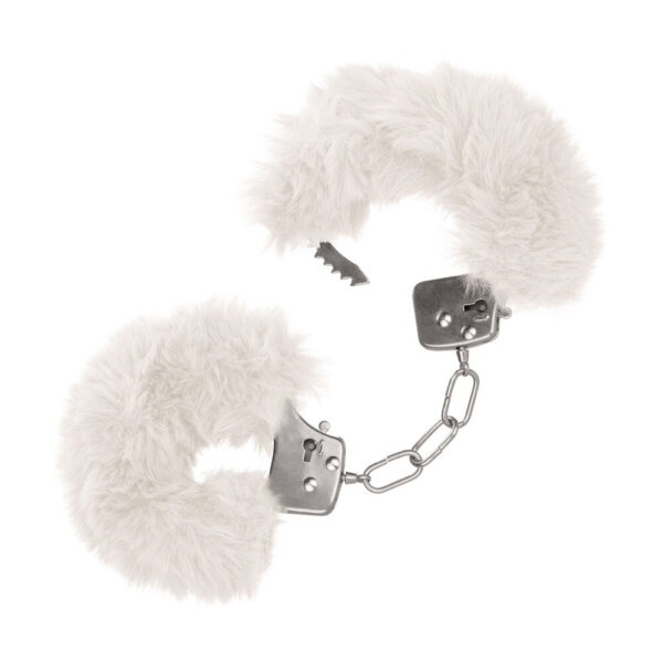 Ultra Fluffy Furry Cuffs White - XToys UK