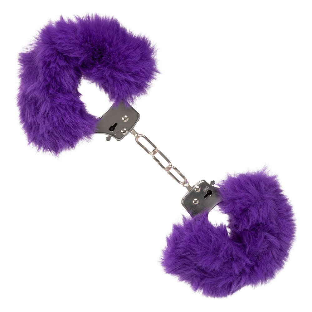 Ultra Fluffy Furry Cuffs Purple - XToys UK