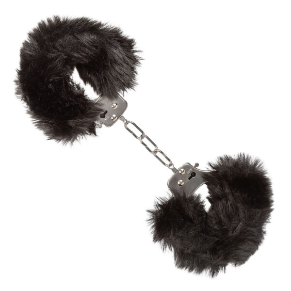 Ultra Fluffy Furry Cuffs Black - XToys UK