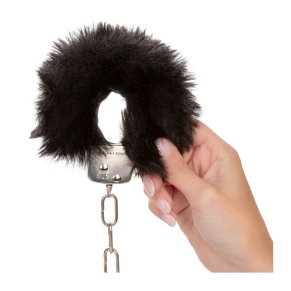 Ultra Fluffy Furry Cuffs Black - XToys UK