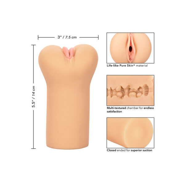 Boundless Vulva Masturbator Flesh Pink - XToys UK