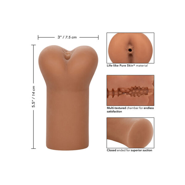 Boundless Anus Masturbator Flesh Brown - XToys UK