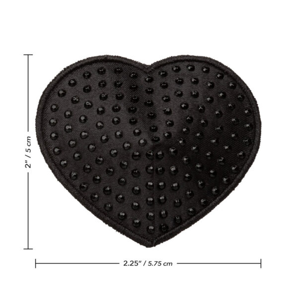 Radiance Black Heart Pasties - XToys UK