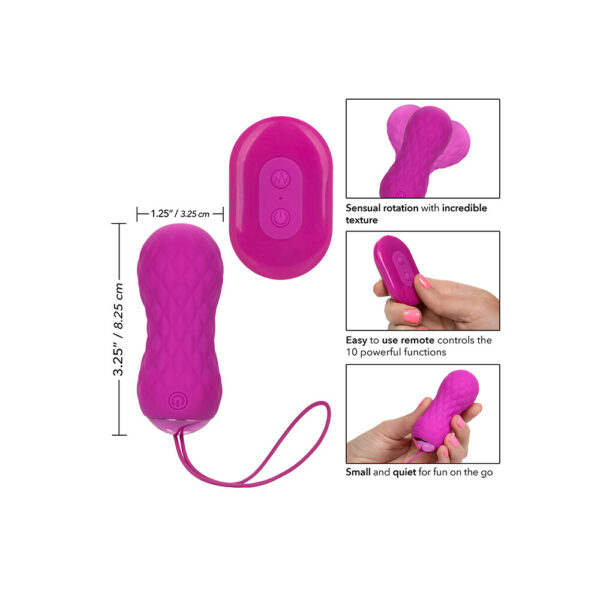 Slay SPINME Remote Control Textured Bullet - XToys UK