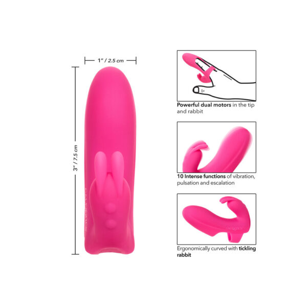 Marvelous Pleaser Rabbit Finger Vibrator - XToys UK