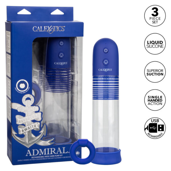 Admiral Rechargeable Pump Kit - XToys UK