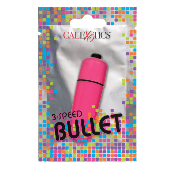 Foil Pack 3Speed Bullet Vibrator Pink - XToys UK