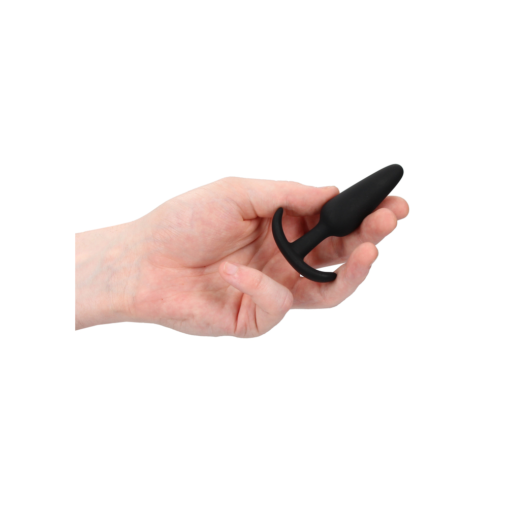 Beginners Size Slim Butt Plug Black - XToys UK