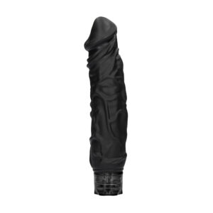 Realistic 10 speed Vibrator Black - XToys UK