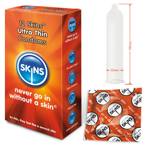 Skins Condoms Ultra Thin 12 Pack - XToys UK