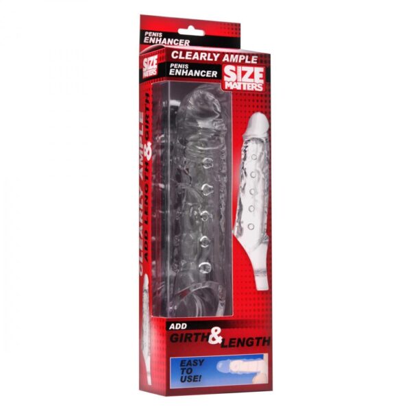 Size Matters Clearly Ample Penis Enhancer - XToys UK